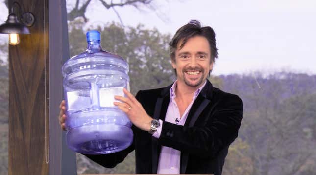 Here’s hoping that Richard Hammond packs some water for his scripted shipwreck.