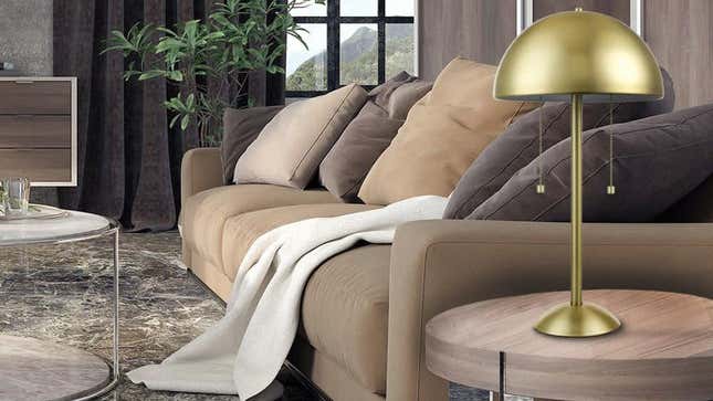 If you like midcentury modern decor, this table lamp should fit right in in your home.