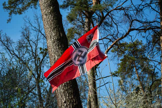 Image for article titled Neo-Nazi Leader Accused of Pointing Gun at Black People, Shouting Racial Slurs and Threatening to Kill Them