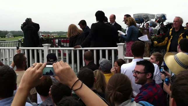 Bob Costas's Legendary Belmont Beer Chug Was Actually A Little Baby Sip