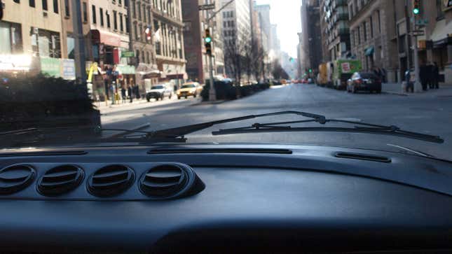 Looking down Park Ave. Can you name that car, though?