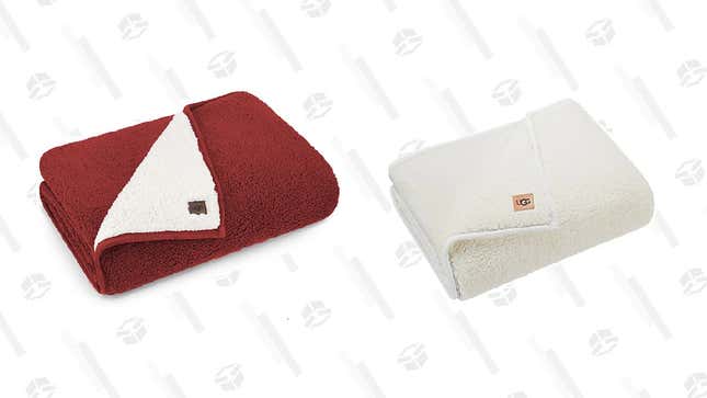 Get Cozy and Save 40 on These UGG Sherpa Throw Blankets