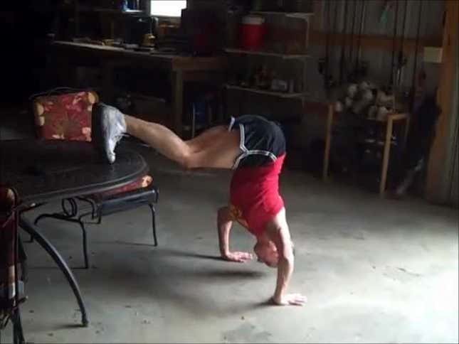 Work Your Way to Your First Handstand Push-Up