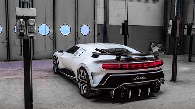 Image for article titled Here's The Bugatti EB110-Inspired Centodieci Before You're Supposed To See It