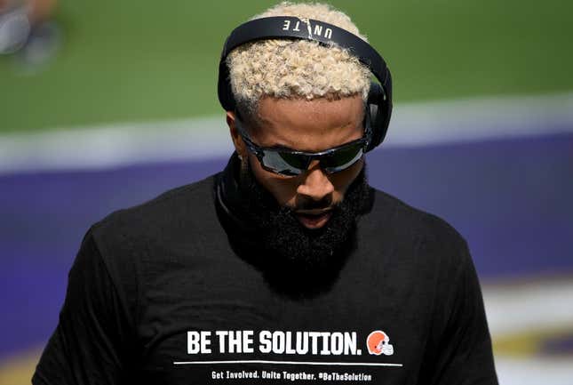 Image for article titled Odell Beckham Jr. Offers Up His Magic DNA to Manufacture a COVID Vaccine. I&#39;m Joking, but He Does Seem to Think He&#39;s Immune