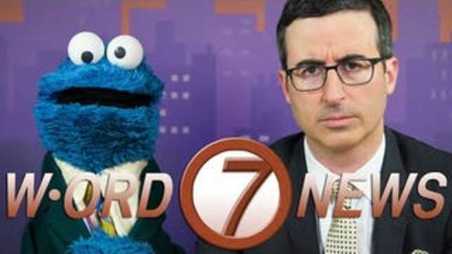 John Oliver and Cookie Monster Show the News Cycle How It's Done