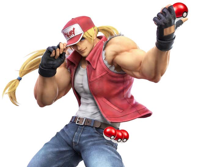 Image for article titled Terry From Fatal Fury Is Being Compared To A Macho Pokémon Trainer in Japan