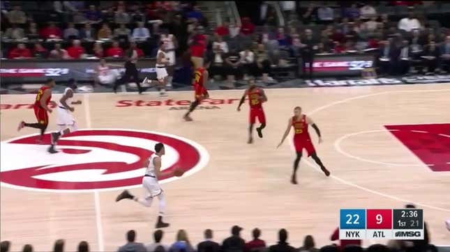 The Hawks And Knicks Recreate The Basketball Equivalent Of Throwing Up In Your Mouth