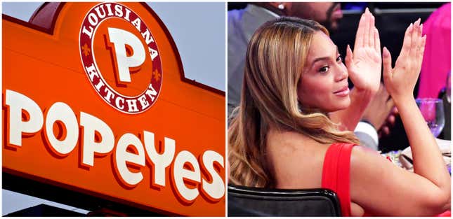 Image for article titled Stick to Sandwiches: No One Asked for It, but Popeyes Has an Ivy Park-Inspired Clothing Line (That’s Selling Out Fast)