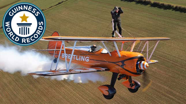 Record Broken By 88-Year-Old Woman Who Straps Herself Onto the Wing of a Plane