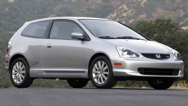 Image for article titled What Car Deserves This Honda Civic Type R Crate Engine Swap?