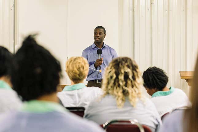 Lawrence Bartley spoke at the Ohio Reformatory for Women in Marysville, Ohio on June 4th, 2019.
