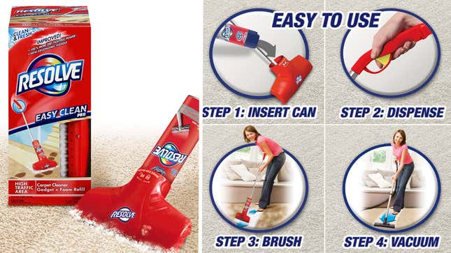 Resolve Easy Clean Pro Carpet Cleaner System | $14 | Amazon | Clip 25% off coupon
