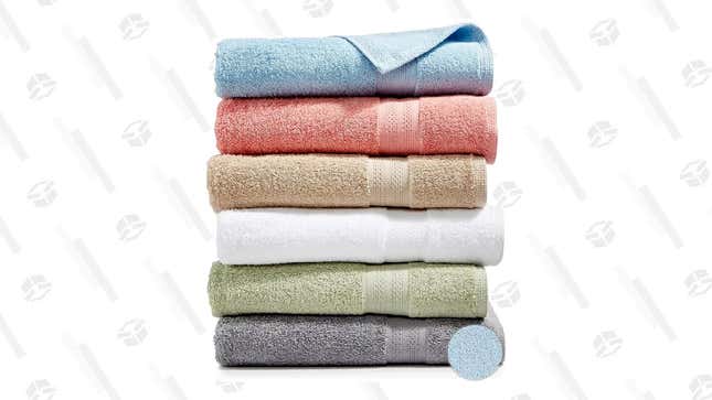   Sunham Soft Spun Cotton Bath Towels | $6 | Macy’s 