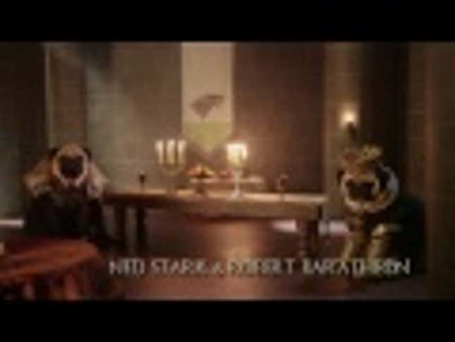 The <em>Game of Thrones</em> Cast, Now In Pug Form