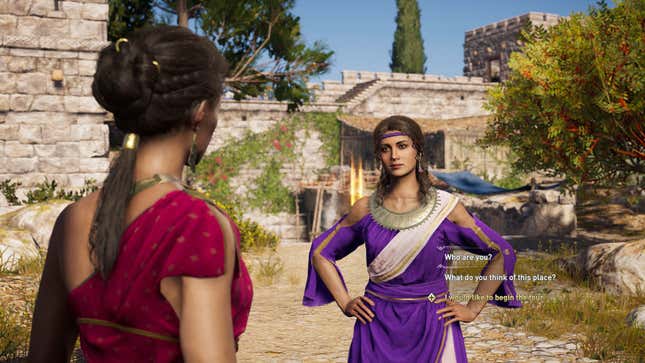 Image for article titled Assassin&#39;s Creed Odyssey&#39;s Discovery Tour Mode Lets You Ride Around On A Unicorn And Take Quizzes