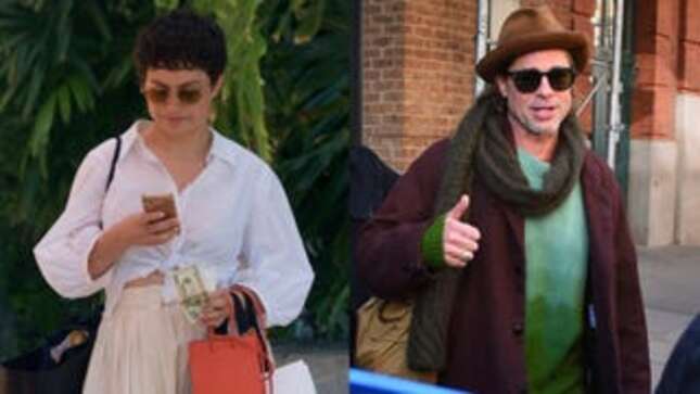 Brad Pitt and Alia Shawkat Are Still <i>Not</i> Dating, Just in Case You Were Wondering