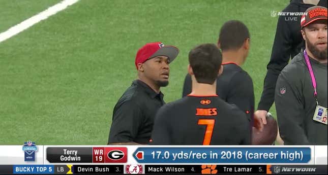 Steve Smith Had To Tell Tyree Jackson To Stop Throwing So Hard At Receivers During Their Combine Drills