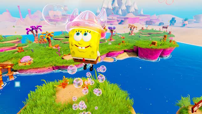 Image for article titled SpongeBob SquarePants: Battle For Bikini Bottom Rehydrated Is Pure Platforming Joy