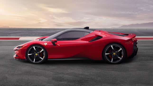 Image for article titled The Ferrari SF90 Stradale Has 986 HP and All-Wheel Drive