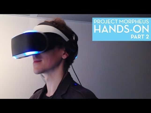 Sony's Working Hard To Make PS4 VR That's Cool And Won't Make You Sick