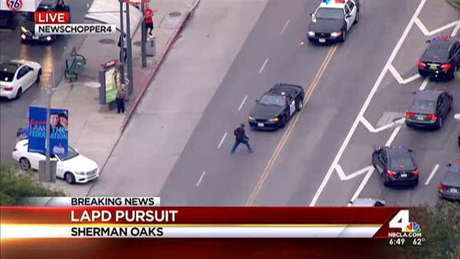 Lengthy L.A. Police Chase Brought To End By Random Dude On The Street