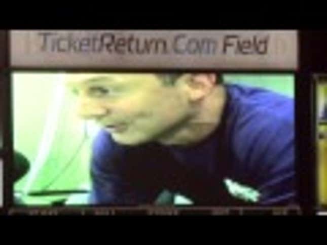 GM Gets Prostate Exam In Stadium, Sings "Take Me Out To The Ballgame"