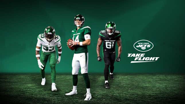 Image for article titled These New Jets Uniforms S-U-C-K Suck Suck Suck