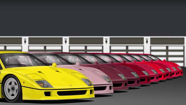 Image for article titled Finally, A Thorough Accounting Of All Of The Sultan Of Brunei&#39;s Modded Ferrari F40s