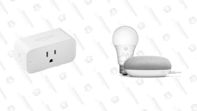 Amazon Smart Plug | $25 | Lowe’s
Google Home Light Starter Kit | $20 | Lowe’s