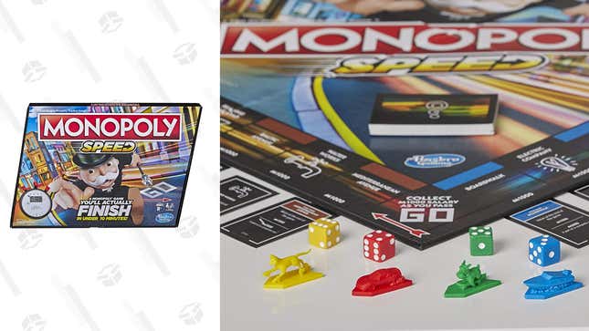 Monopoly Speed Board Game | $15 | Amazon