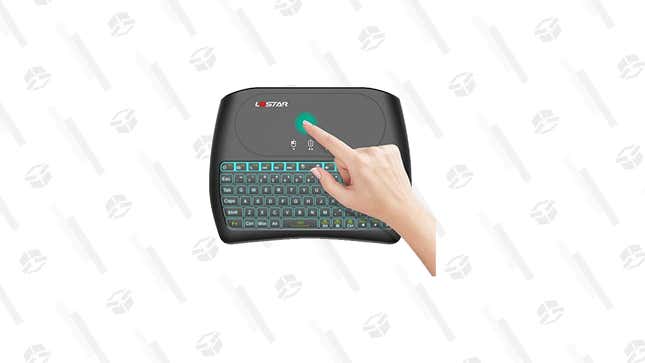 Mini Wireless Touchpad with Keyboard | $14 | Amazon | Use code CNPKEKMD