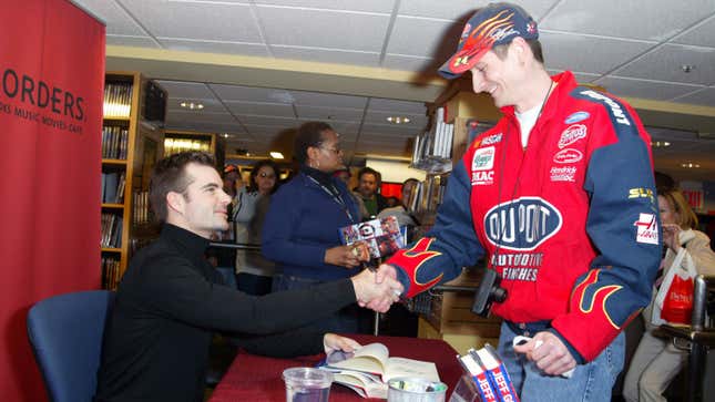 Enjoy this deep cut I found of Jeff Gordon signing his memoir.