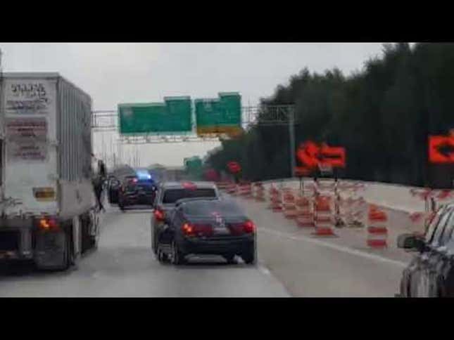 Watch Two Dudes Totally Freak Out During A Car Chase
