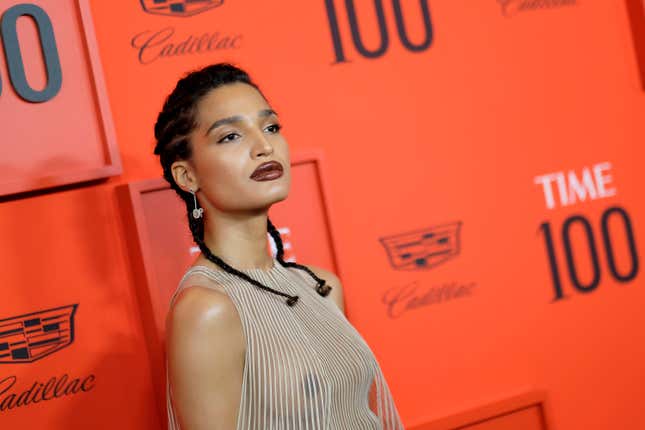 Indya Moore attends the TIME 100 Gala 2019 at Jazz at Lincoln Center on April 23, 2019, in New York City. 