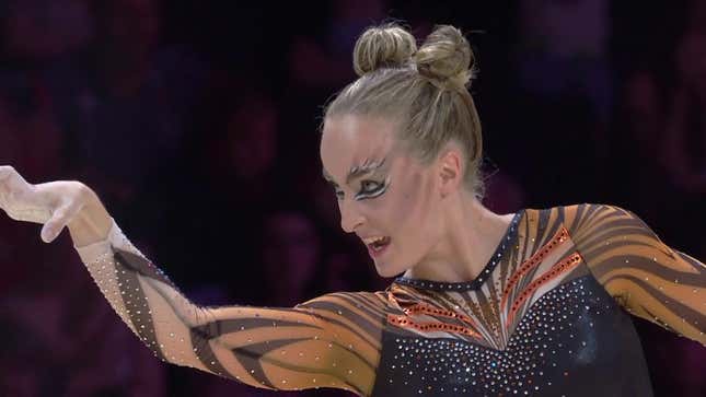Dutch Gymnast Goes Full-Blown Cat At The European Championships
