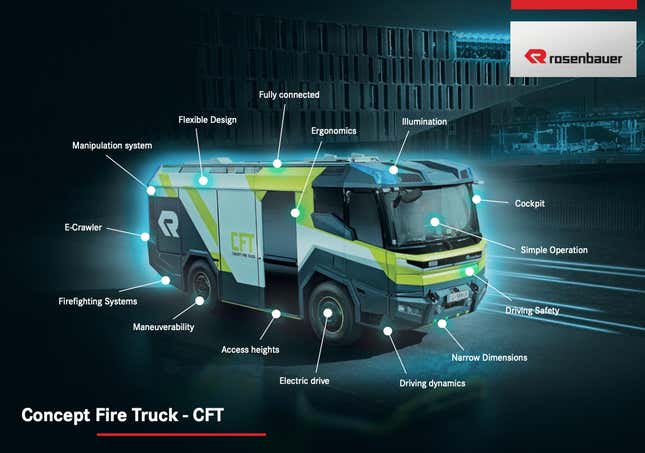 Image for article titled This Adorable Electric Fire Truck Is The Future We Need