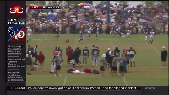 Brawl Breaks Out At Joint Redskins-Texans Practice