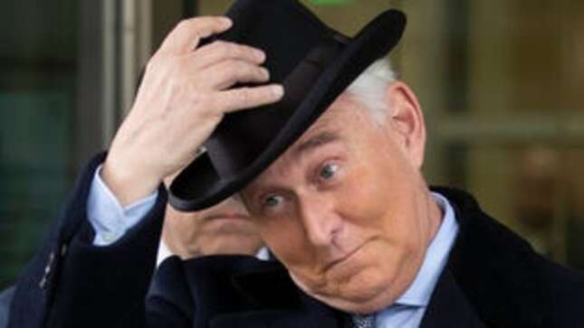 Trump Spent Most of Roger Stone's Sentencing Flailing His Arms About and Screaming