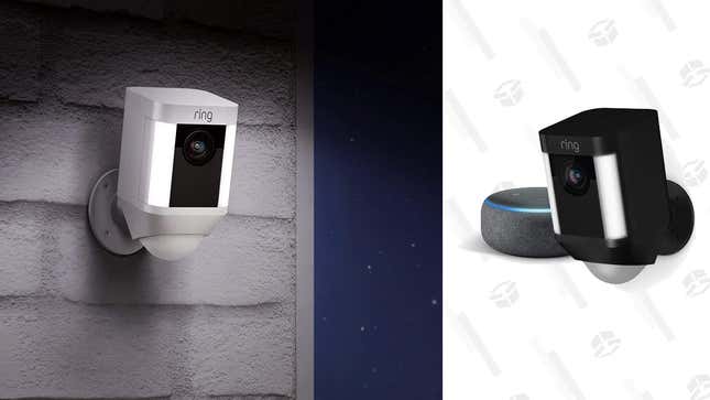 Ring Spotlight Cam w/ Echo Dot (2-Pack) | $338 | Amazon
Ring Spotlight Cam w/ Echo Dot | $169 | Amazon