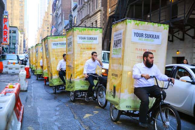 Pedi-sukkahs on parade in Manhattan