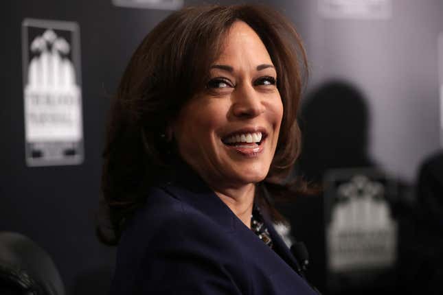 Image for article titled Among Democratic 2020 Hopefuls, Kamala Harris Is Pulling in the Most Money From Big-Dollar Donors in Communities of Color