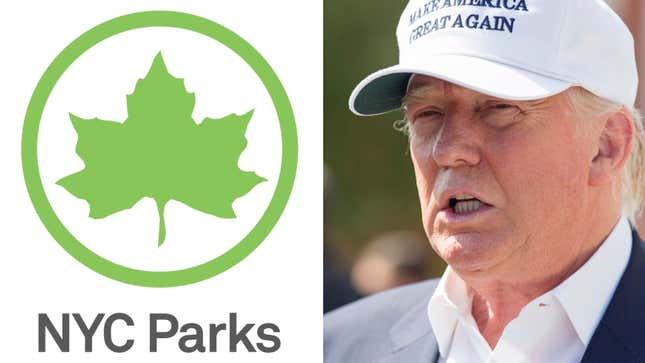 Images via AP and the New York City Parks Department.