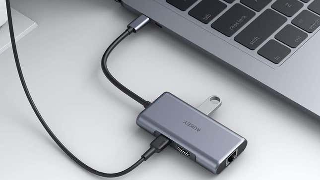 AUKEY 5-in-1 USB-C Hub | $21 | Amazon