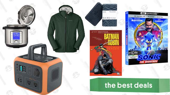 Image for article titled Saturday&#39;s Best Deals: Instant Pot, Robin Comics, Solar Power Generators, and More