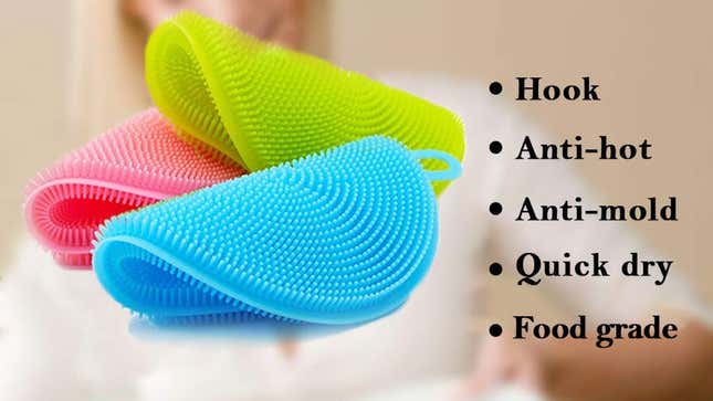 Why you should replace your kitchen sponges with silicone scrubbers