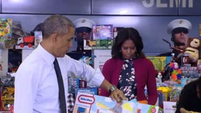 The Obamas and Jolie-Pitts Combat Gender Stereotypes This Christmas