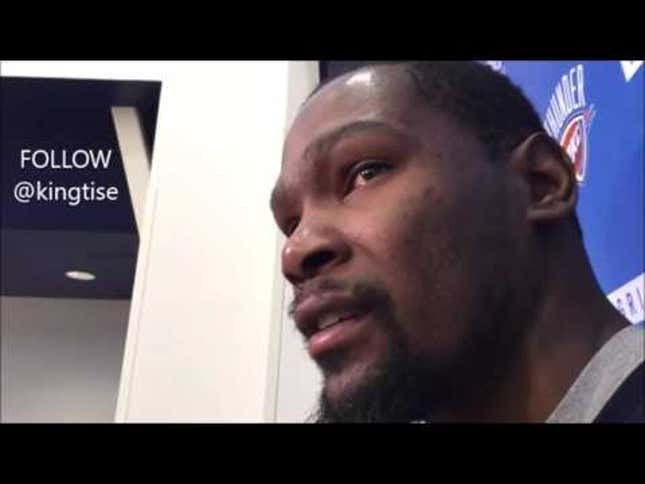 Kevin Durant Breaks Down While Talking About The Death Of Monty Williams's Wife