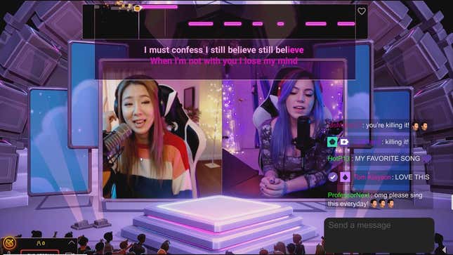 Image for article titled Twitch Releases Free-To-Play Karaoke Game That Includes Over 1000 Songs