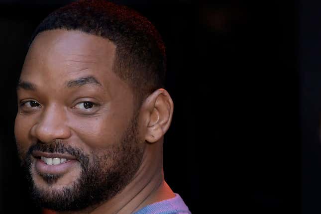 Image for article titled Despair Apparent: Will Smith Laughs About ‘Entanglement’ Expression, Blames It on ‘Coffee’